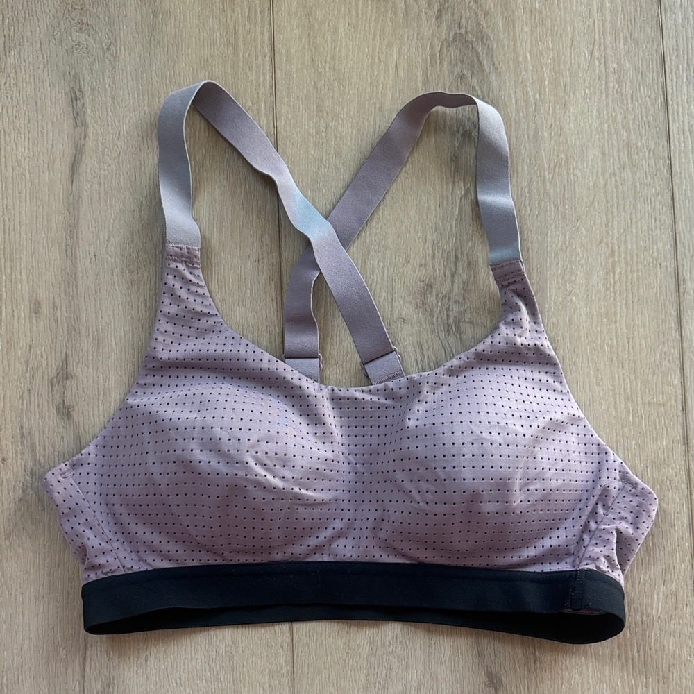 Victoria's Secret Mauve and Black Sports Bra